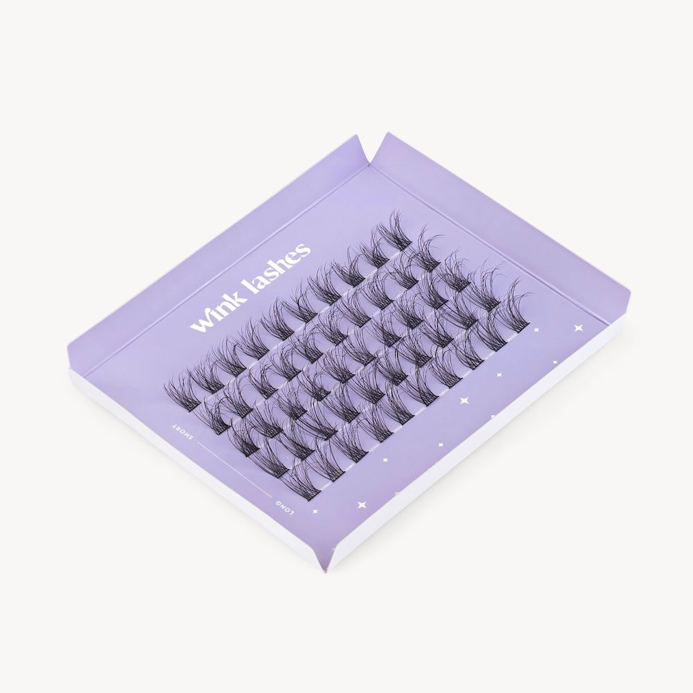 Wimpernbüschel natürlich flauschig 12 14 16