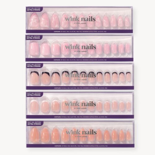 Nail boxes press on set