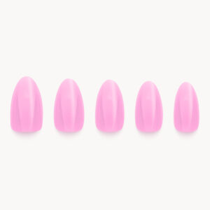 pink fake nails press on