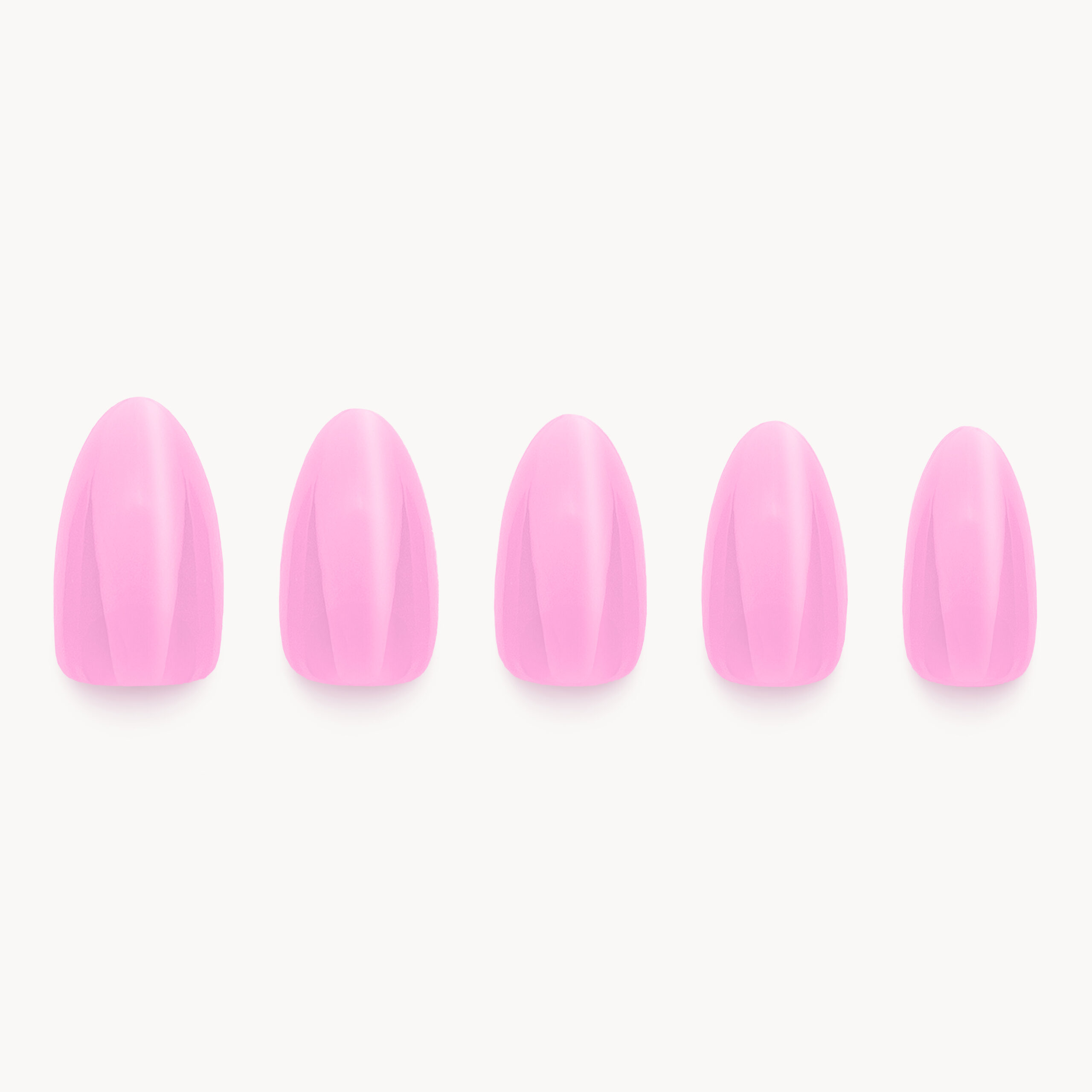 pink fake nails press on