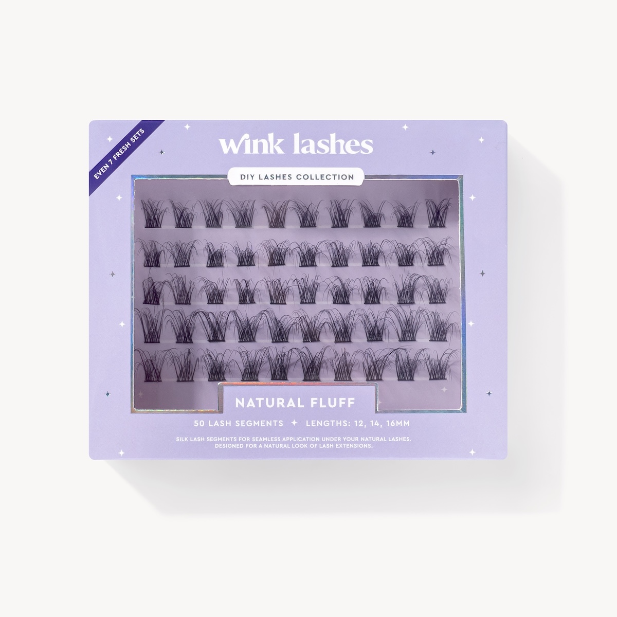 Wimpernbüschel Packung natürlicher Flaum 12 14 16