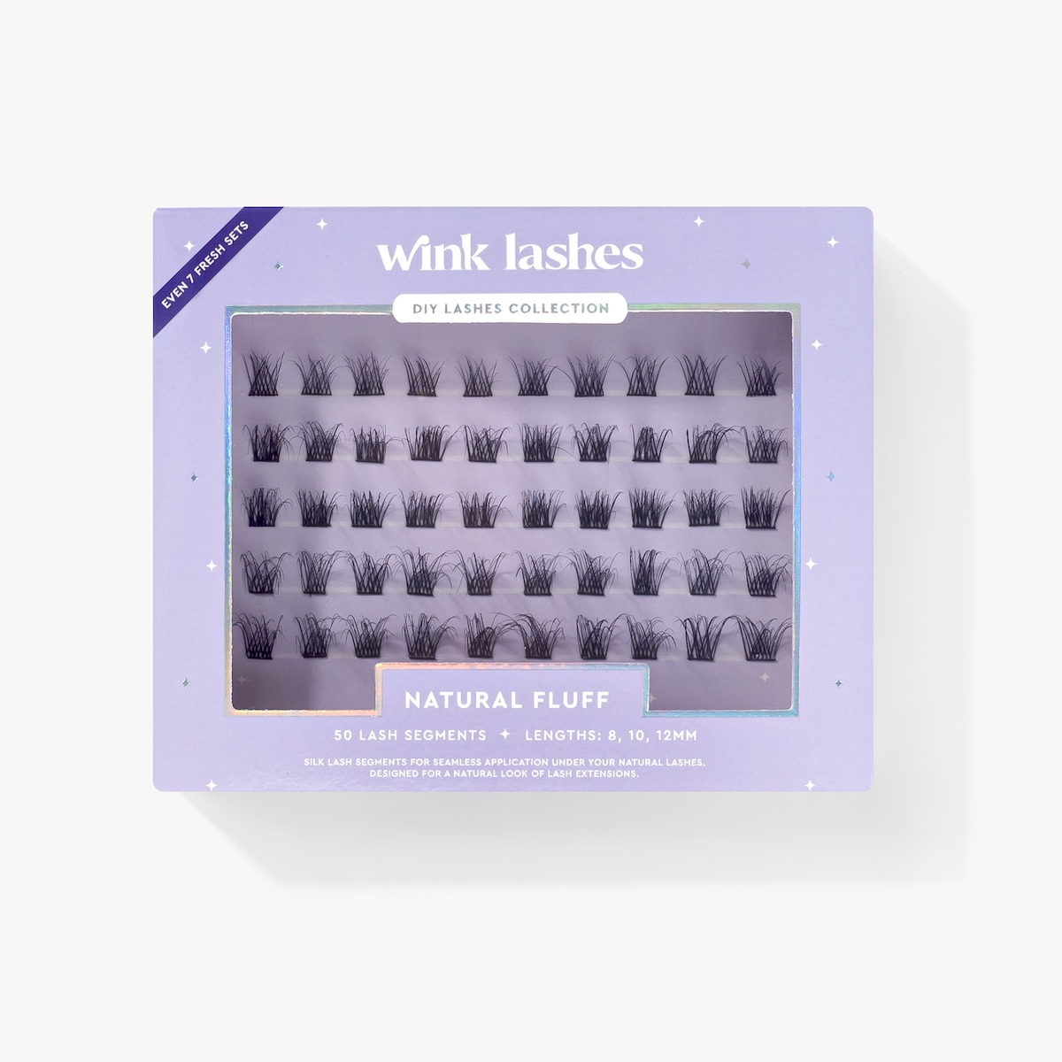 Wimpernbüschel natürlich flauschig Packung 8 10 12