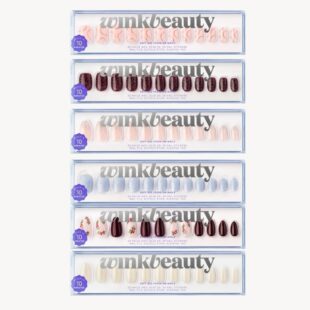 zestaw paznokcie press on zima 2025