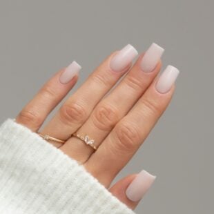 ballet pink long square