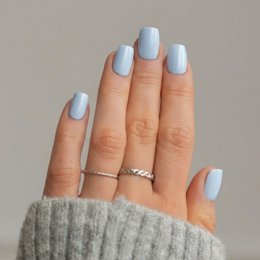 blue sky hand photo