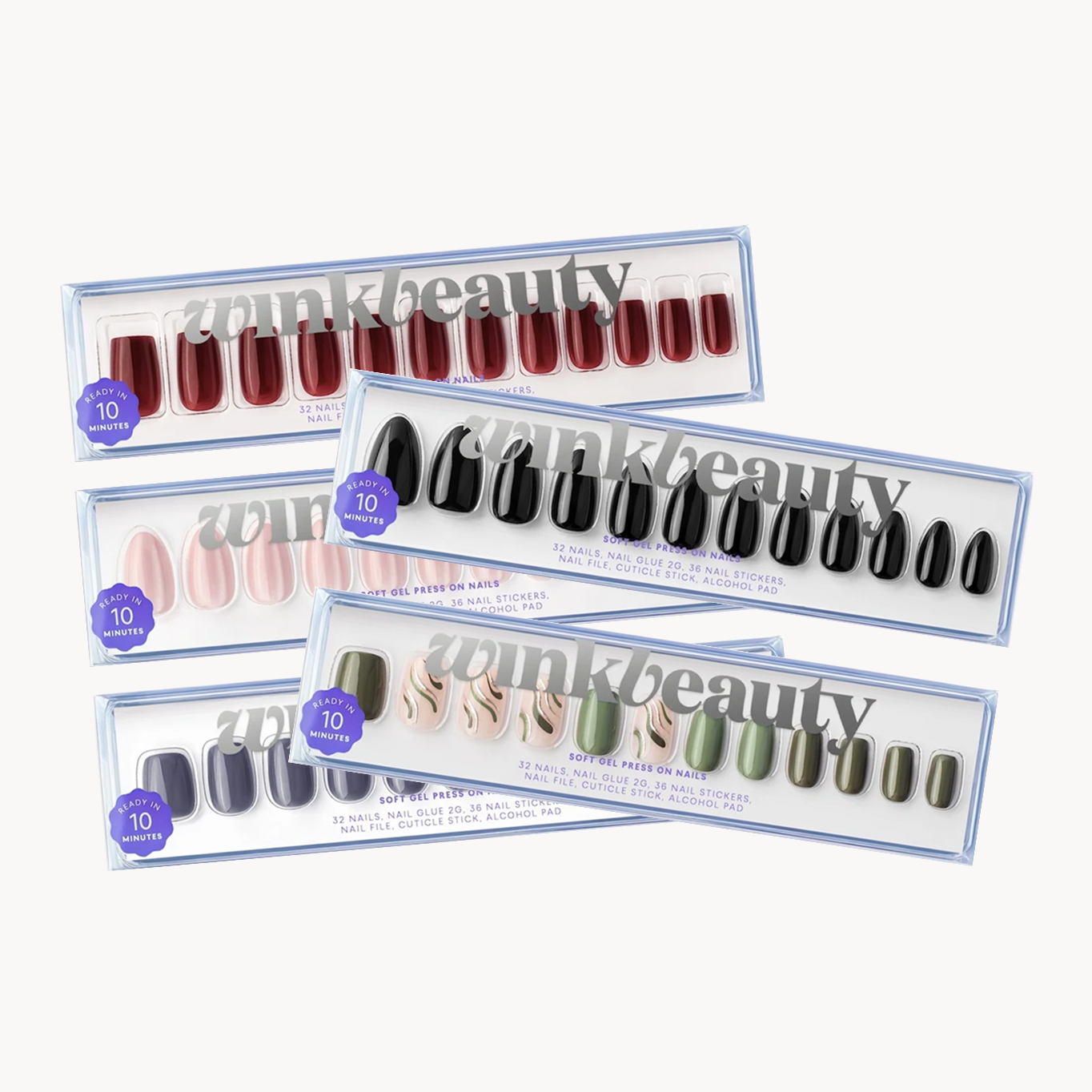 Zestaw paznokci mix&match